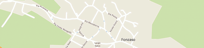 Mappa della impresa municipio a FONZASO