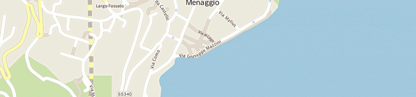 Mappa della impresa la via della seta (srl) a MENAGGIO