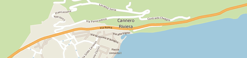 Mappa della impresa pomidori lino a CANNERO RIVIERA
