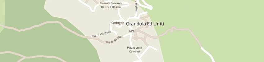 Mappa della impresa municipio a GRANDOLA ED UNITI