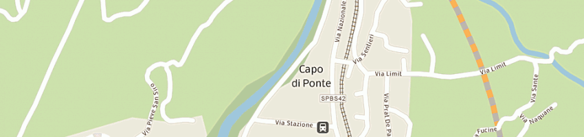 Mappa della impresa macelleria zonta gian domenico a CAPO DI PONTE