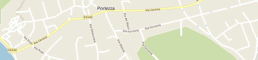 Mappa della impresa pizzagalli claudio a PORLEZZA