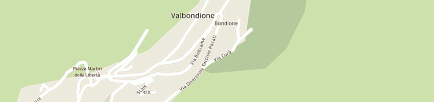Mappa della impresa municipio a VALBONDIONE
