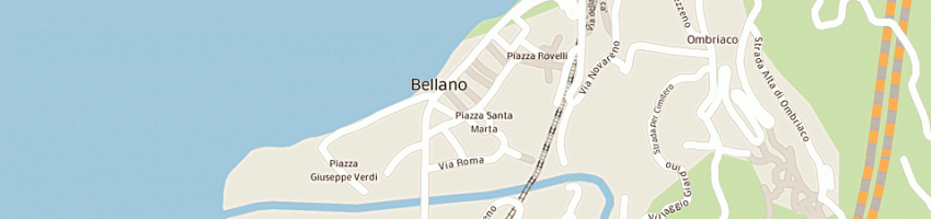Mappa della impresa invernizzi vittorio a BELLANO