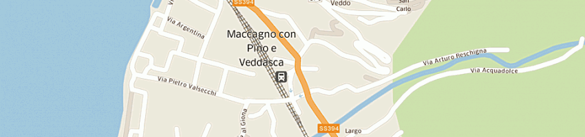 Mappa della impresa imbarcadero a MACCAGNO