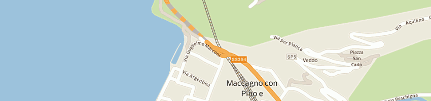 Mappa della impresa giani paolo a MACCAGNO