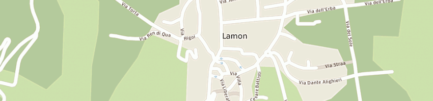 Mappa della impresa bar fontane a LAMON
