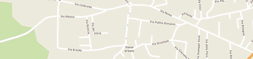 Mappa della impresa lampara a PASIAN DI PRATO