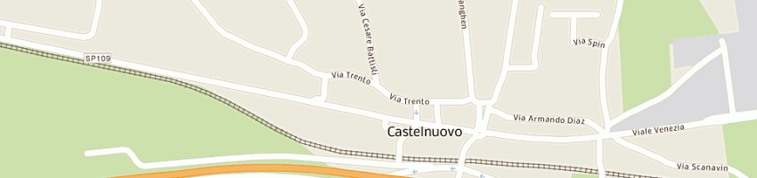 Mappa della impresa famiglia cooperativa bassa valsugana scarl a CASTELNUOVO