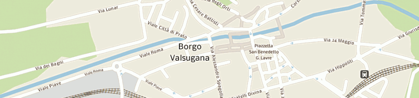 Mappa della impresa bar milano a BORGO VALSUGANA