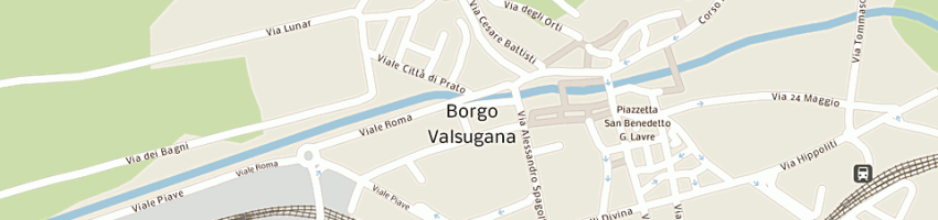 Mappa della impresa agenzia 40 srl a BORGO VALSUGANA