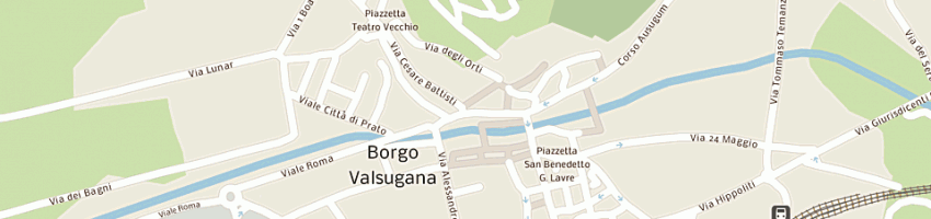 Mappa della impresa erboristeria agape a BORGO VALSUGANA