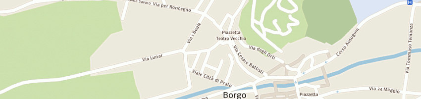 Mappa della impresa boneccher mario a BORGO VALSUGANA