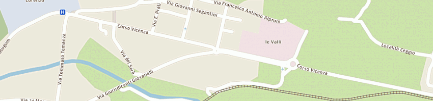 Mappa della impresa ti effe di tomio franco a BORGO VALSUGANA