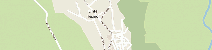 Mappa della impresa famiglia cooperativa di castello tesino a CINTE TESINO