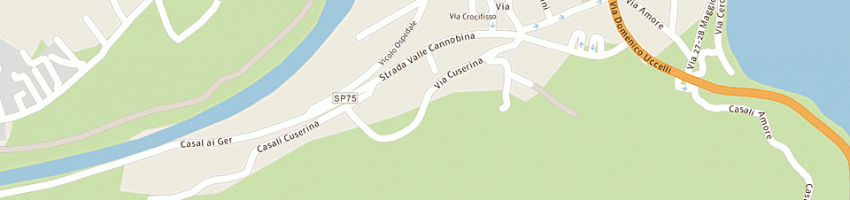 Mappa della impresa carabinieri a CANNOBIO