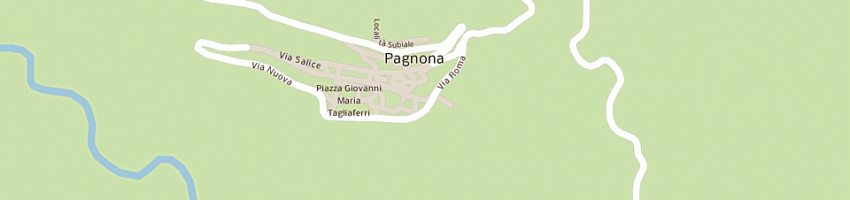 Mappa della impresa tagliaferri sebastiano (snc) a PAGNONA