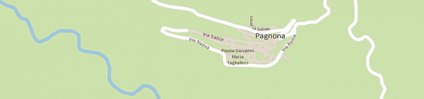 Mappa della impresa albergo ristorante sassello a PAGNONA