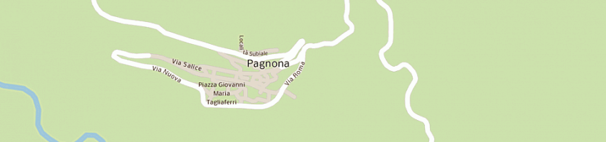 Mappa della impresa tagliaferri dina a PAGNONA