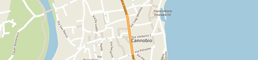 Mappa della impresa bar victory a CANNOBIO