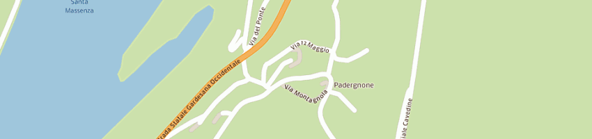 Mappa della impresa salone zeta a PADERGNONE
