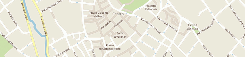 Mappa della impresa upim srl a UDINE