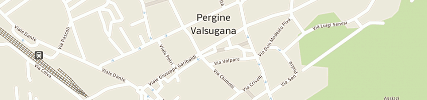 Mappa della impresa municipio di pergine a PERGINE VALSUGANA