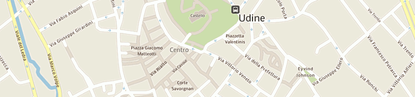 Mappa della impresa italian designer srl a UDINE