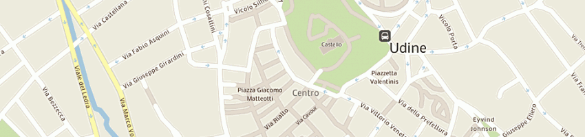 Mappa della impresa croatto walter e c (snc) a UDINE