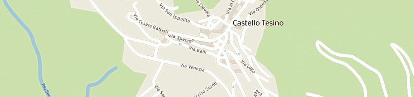 Mappa della impresa e diffusion di sordo giovanni battista a CASTELLO TESINO
