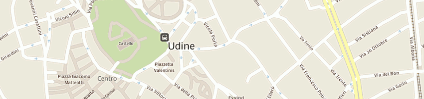 Mappa della impresa centro italiano femminile a UDINE