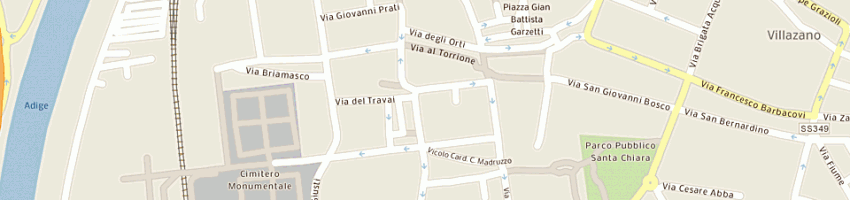 Mappa della impresa de unterrichter giliola a TRENTO