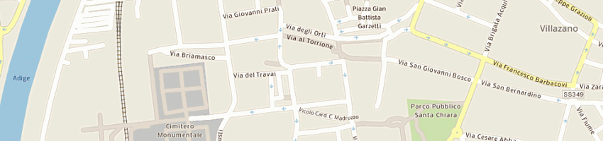 Mappa della impresa sinagi sindacato nazionale giornalai d'italia a TRENTO