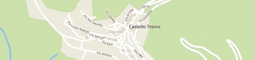 Mappa della impresa muller renzo a CASTELLO TESINO