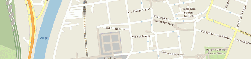 Mappa della impresa bazzanella marco a TRENTO