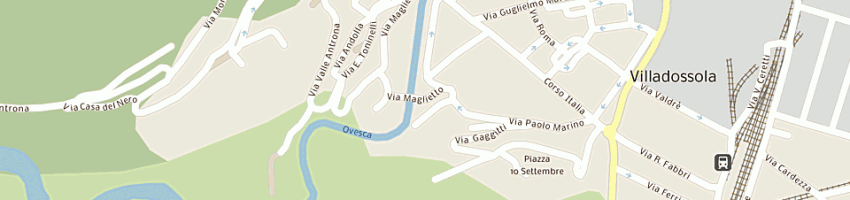Mappa della impresa idreg piemonte spa a VILLADOSSOLA