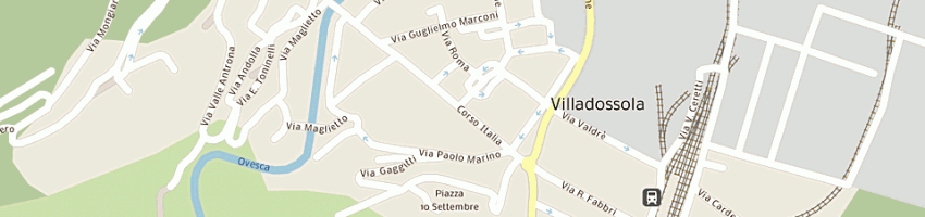Mappa della impresa poste italiane a VILLADOSSOLA