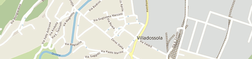 Mappa della impresa farmacia dr simonetta a VILLADOSSOLA