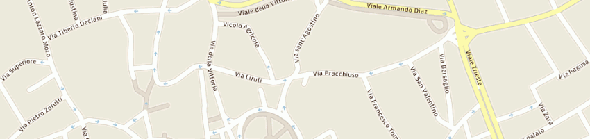 Mappa della impresa pizzeria vesuvio cristina a UDINE