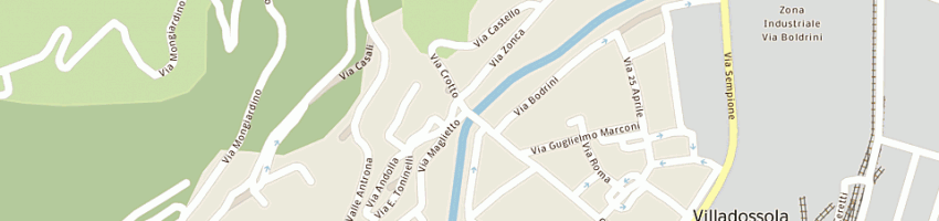 Mappa della impresa bertalli gianni maria a VILLADOSSOLA