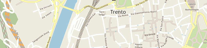 Mappa della impresa bar centro a TRENTO