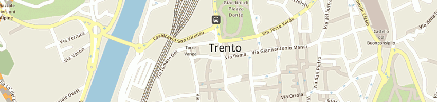 Mappa della impresa new photo (snc) a TRENTO