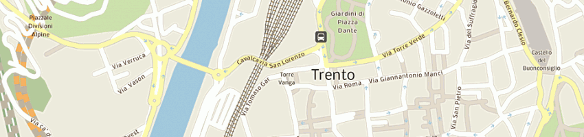 Mappa della impresa provincia autonoma di trento a TRENTO