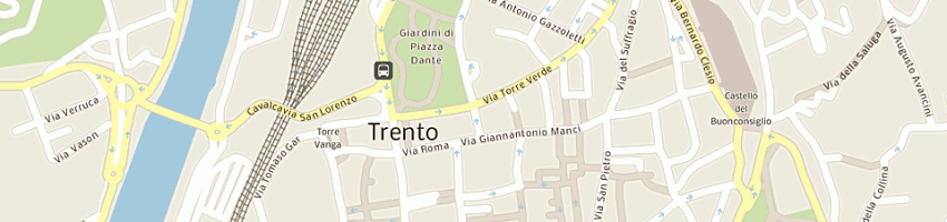 Mappa della impresa agora' snc dei flli sinisgalli a TRENTO