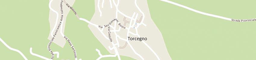 Mappa della impresa cassa rurale centro valsugana bcc scarl a TORCEGNO
