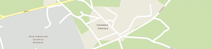 Mappa della impresa lo scarabocchio sas di avino antonio e c a TRICHIANA