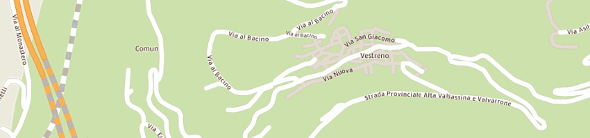 Mappa della impresa municipio a VESTRENO