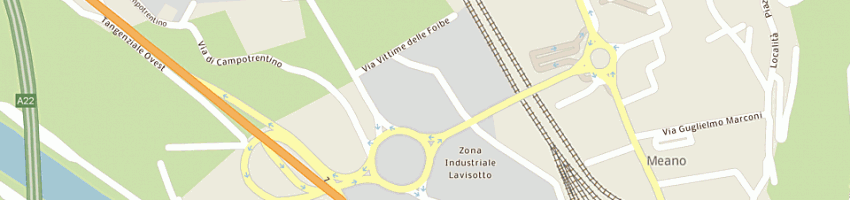 Mappa della impresa salvetti giuliano a TRENTO