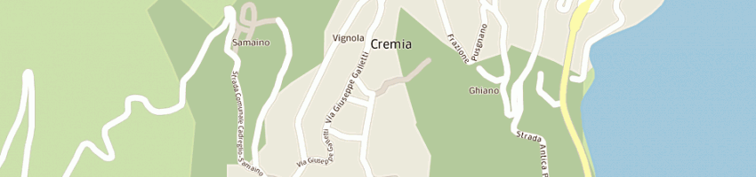 Mappa della impresa municipio a CREMIA
