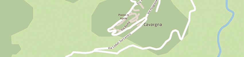 Mappa della impresa colonia comunale a CAVARGNA
